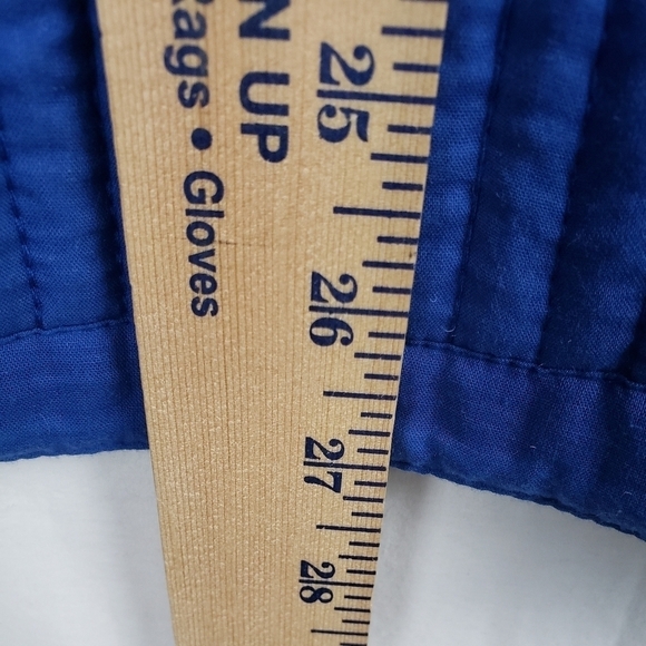 Quilted Long Sleeve Printed Button Down Reversible Jacket Sz L - Picture 10 of 11